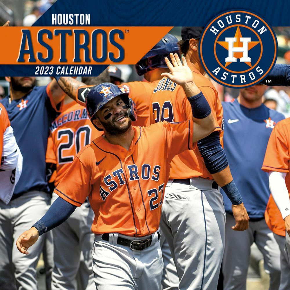 MLB アストロズ カレンダー 2023年 12x12 チーム 壁掛け Calendar
