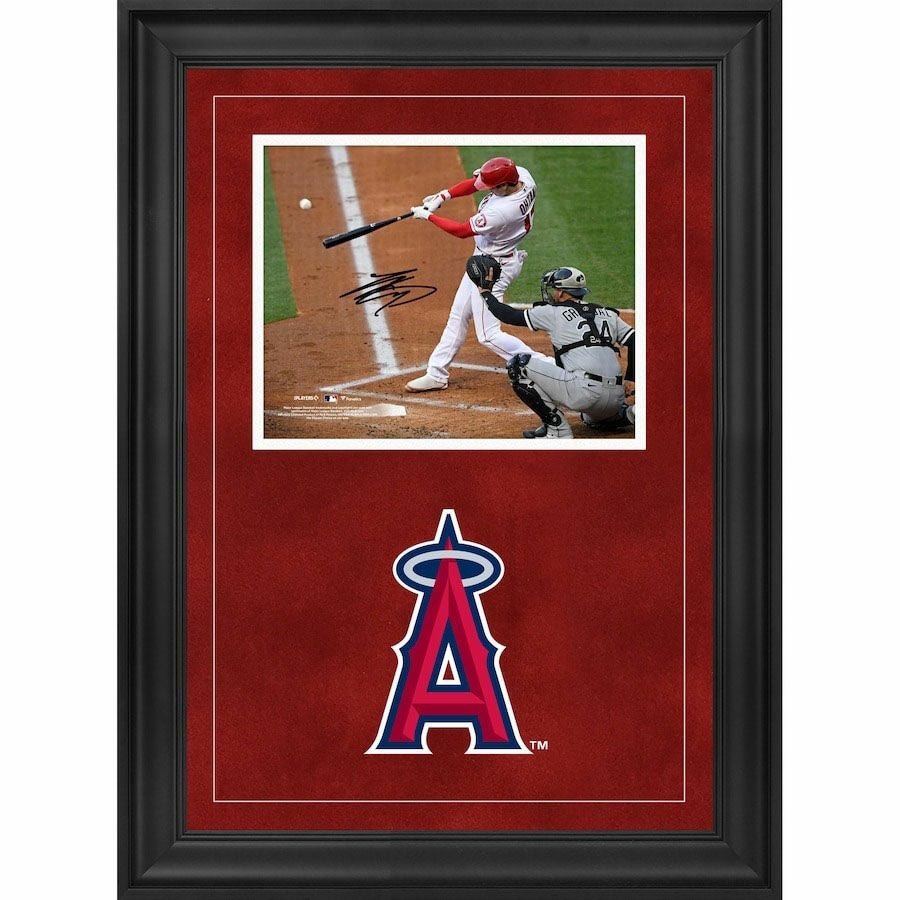 MLB 大谷翔平 エンゼルス サイン入りフォトフレーム Authentic