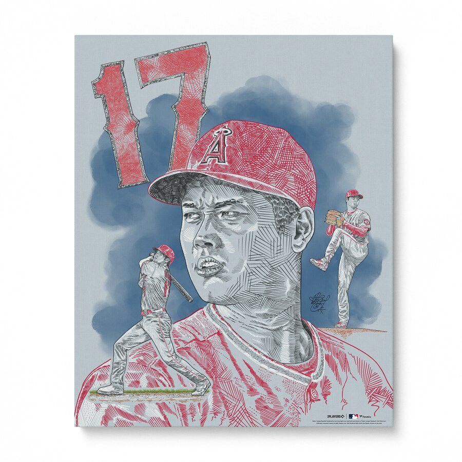 MLB 大谷翔平 エンゼルス ポスター Phenom Gallery Serigraph Limited