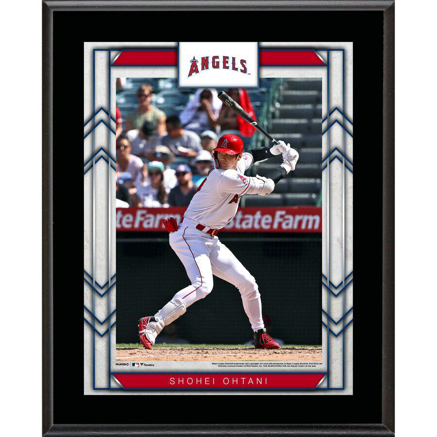 MLB 大谷翔平 エンゼルス フォトフレーム 2023 ア・リーグ MVP 実使用
