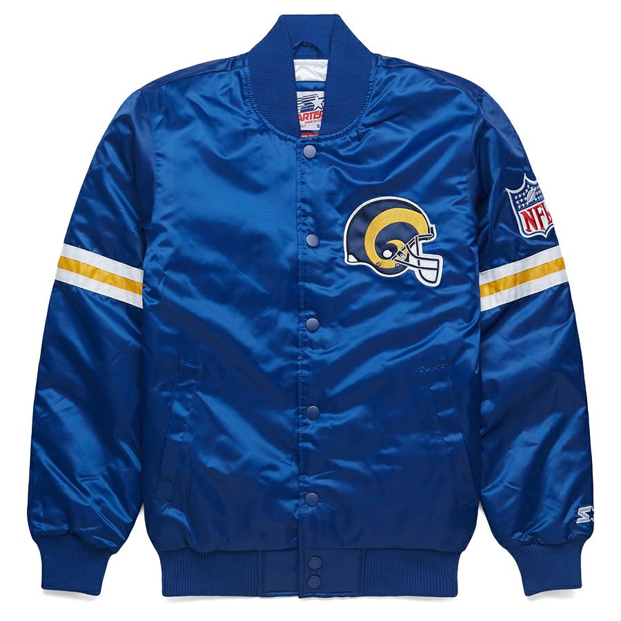 NFL ロサンゼルス・ラムズ サテンジャケット NFL グッズ | セレクション公式オンライン通販ストア