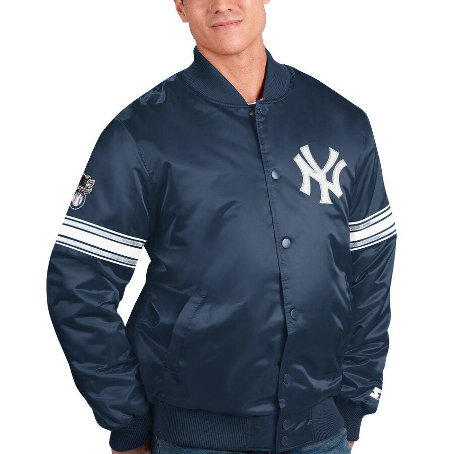 MLB ヤンキース ジャケット Standardlogo Jacket スタジャン Fanatics