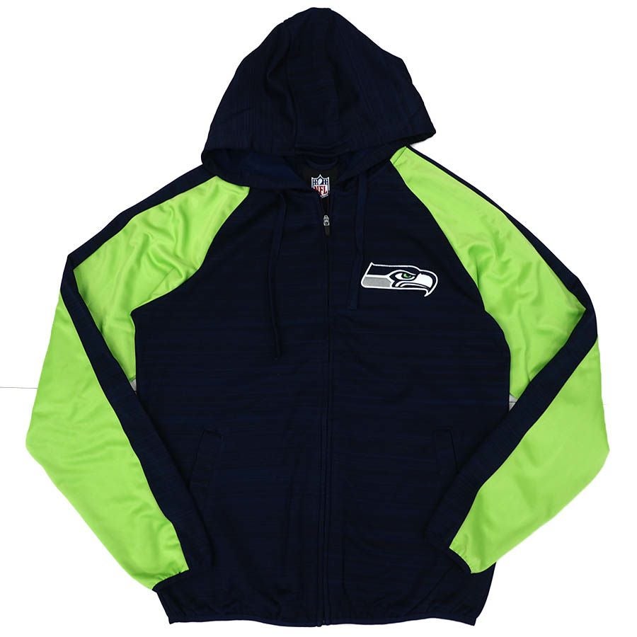 NFL シアトル・シーホークス サテンジャケット NFL シーホークス ジャケット サテンジャケット Enforcer Varsity