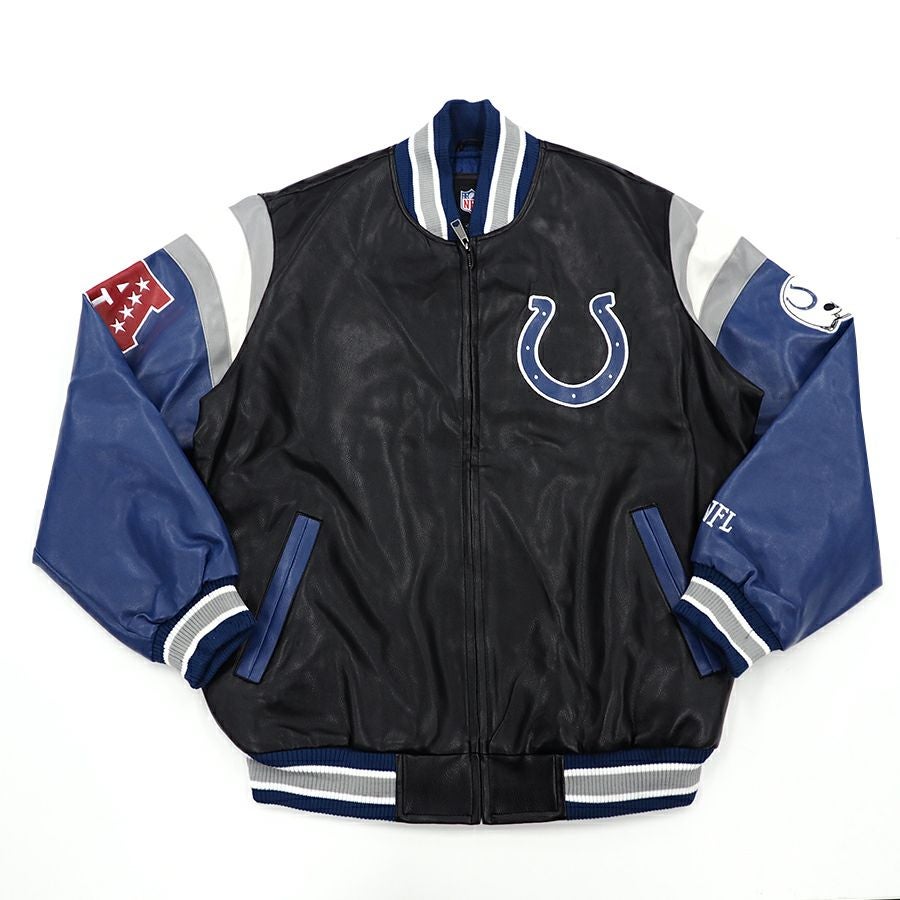 未使用 ナイキ NFL ブルゾン レザー ウール スーパーボウル 特注モデル NFL グッズ | セレクション公式オンライン通販ストア