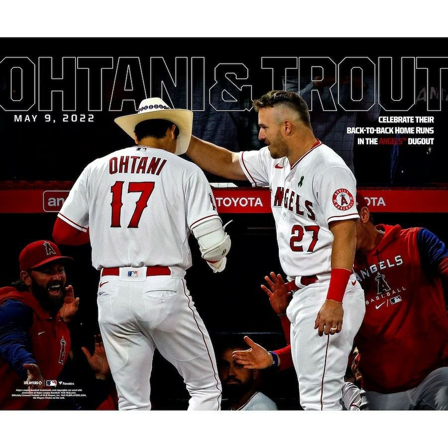 大谷&トラウト　など　計14点セット MLB 大谷翔平 マイク・トラウト エンゼルス フォト TroutBack-To-Back