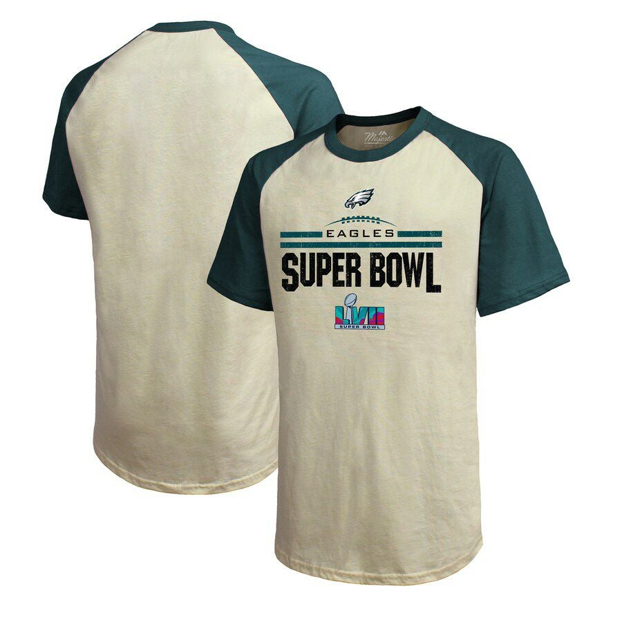 NFL スーパーボウル 2005 ペイトリオッツ イーグルス Tシャツ NFL イーグルス Tシャツ 第57回 スーパーボウル 進出記念 ラグラン