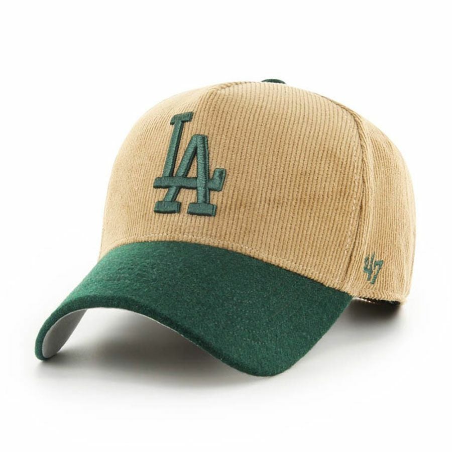 MLB ドジャース キャップ Corduroy MVP Two Tone Cap 47Brand カーキー