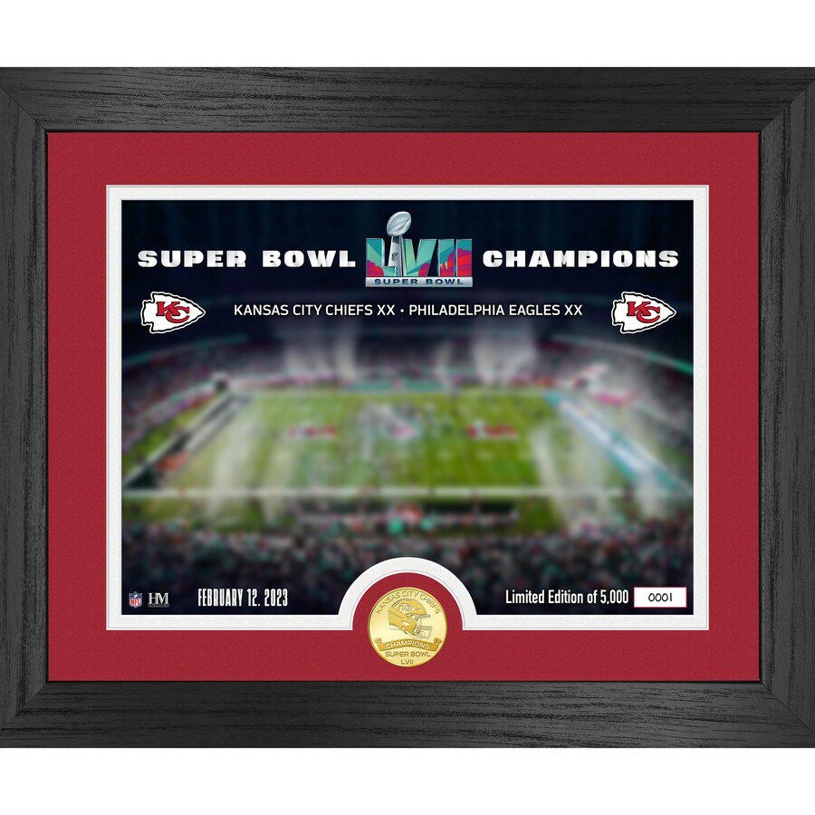 NFL チーフス ブロンズコイン 第57回 スーパーボウル 優勝記念 13'' x