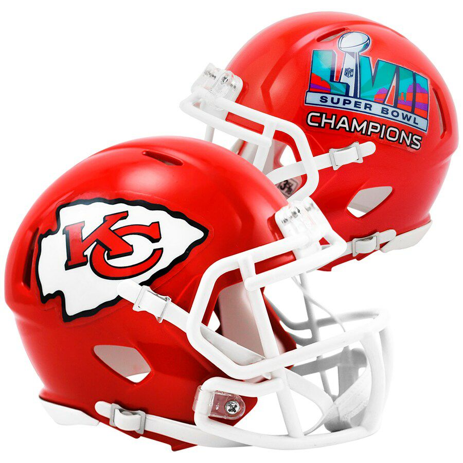 NFL チーフス ミニヘルメット 第57回 スーパーボウル 優勝記念 Speed