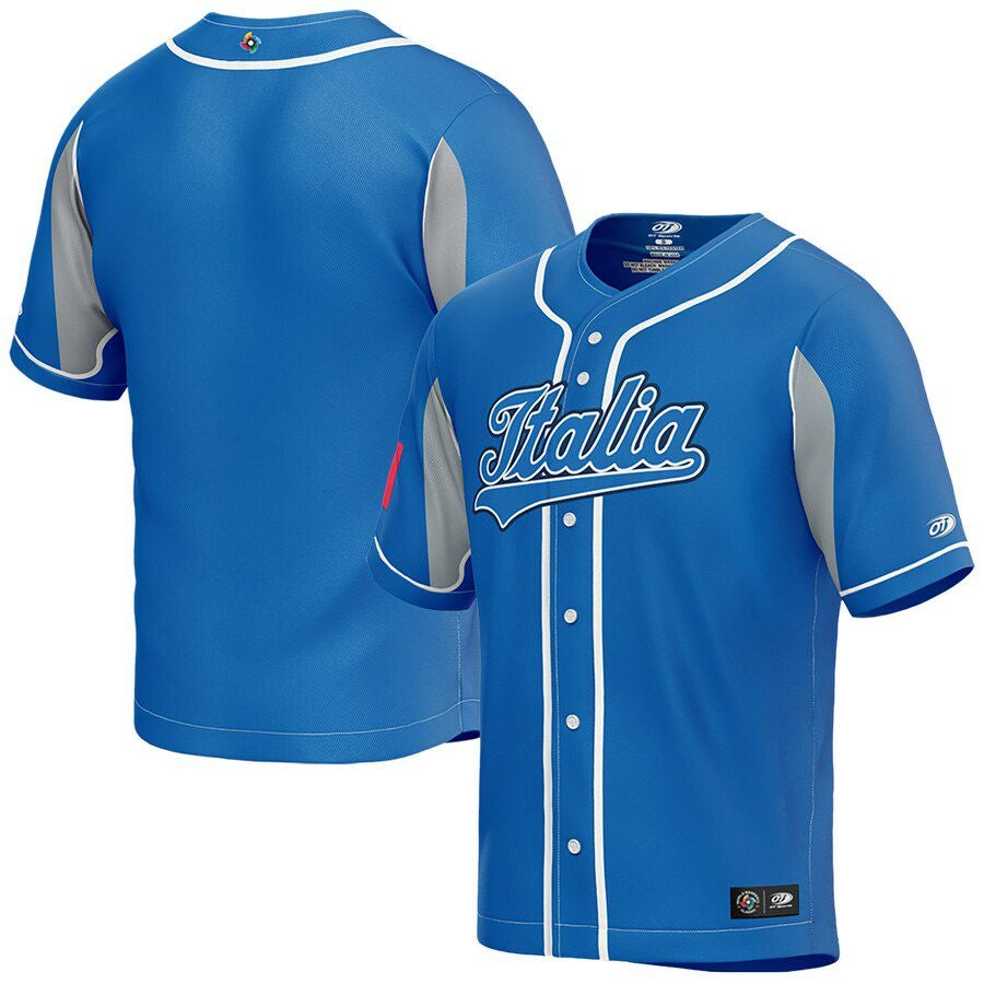XL 　2023 イタリア代表　レプリカ　ユニフォーム　ブルー WBC イタリア代表 ユニフォーム 2023 World Baseball Classic Replica