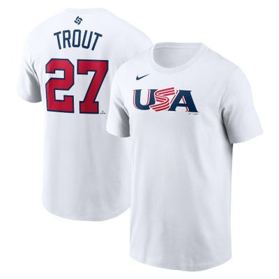 WBC マイク・トラウト アメリカ代表 USA Tシャツ 2023 World Baseball 