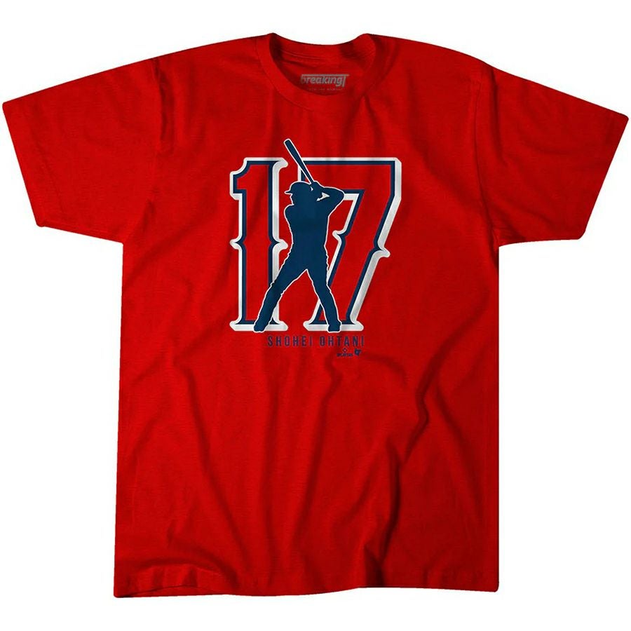 海外限定版】MLB 大谷翔平 エンゼルス Tシャツ 17 LOS ANGELES T-Shirt