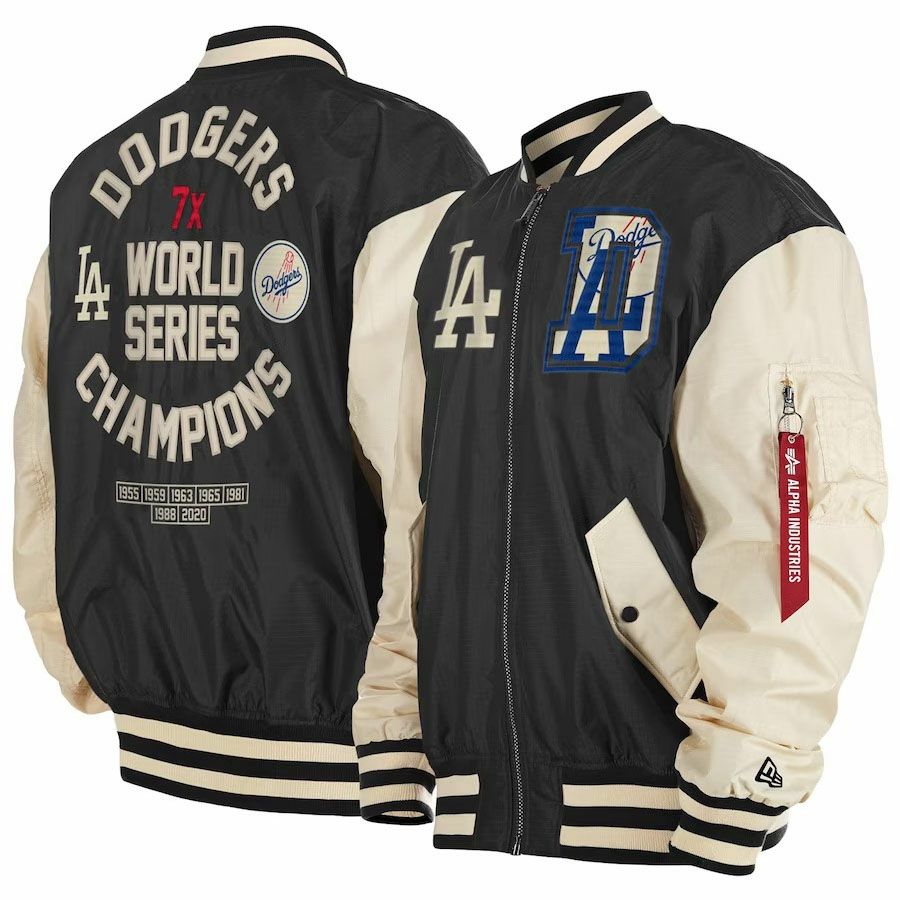 MLB ドジャース ジャケット リバーシブル New Era x Alpha Industries