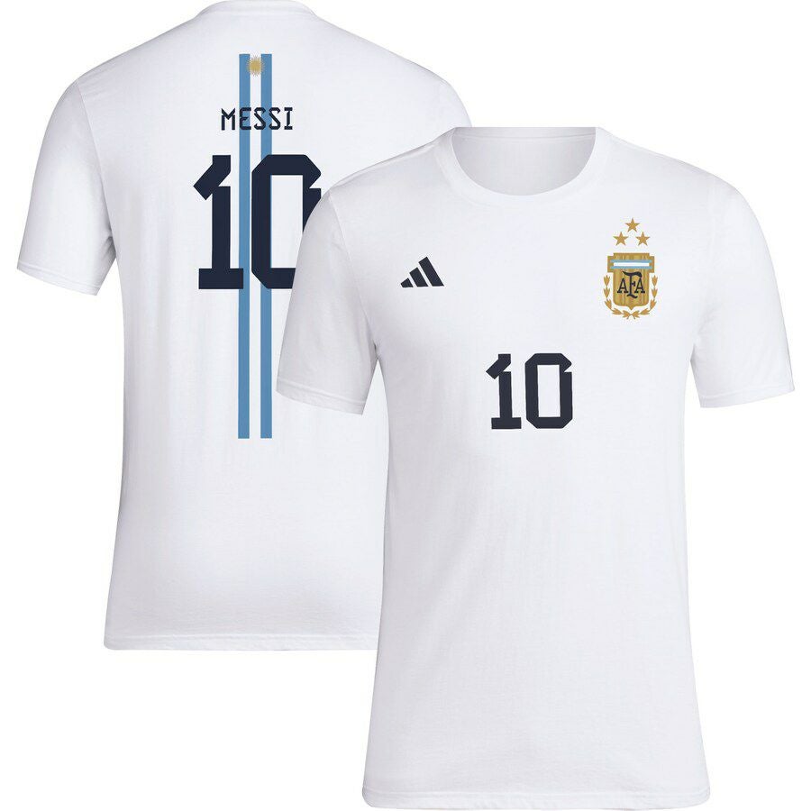 【完売品】希少  アルゼンチン代表 Tシャツ XLサイズ メッシ着用 Soccer リオネル・メッシ アルゼンチン代表 Tシャツ サッカー ワールド