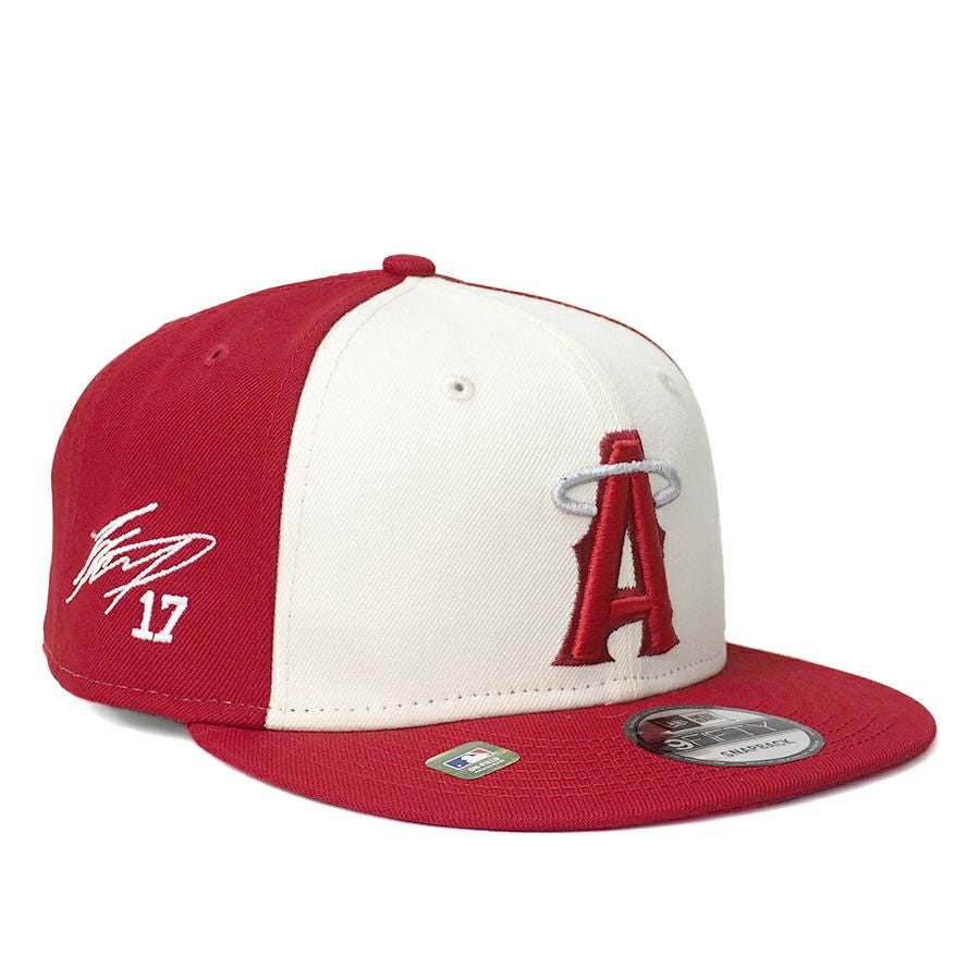 大谷翔平　ニューエラ　キャップ　エンゼルス　 MLB 大谷翔平 エンゼルス キャップ Basic 9FIFTY Snapback サイン刺繍