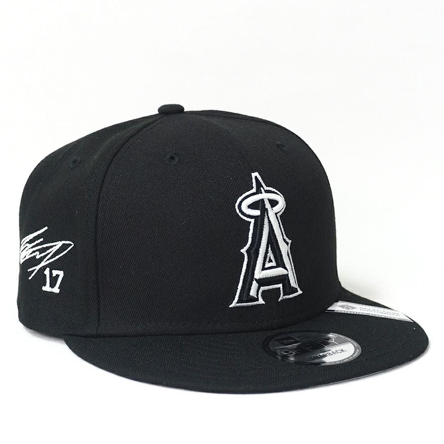 ロサンゼルス・エンゼルス ニューエラキャップ 大谷翔平 MLB 大谷翔平 エンゼルス キャップ Basic 9FIFTY Snapback サイン刺繍