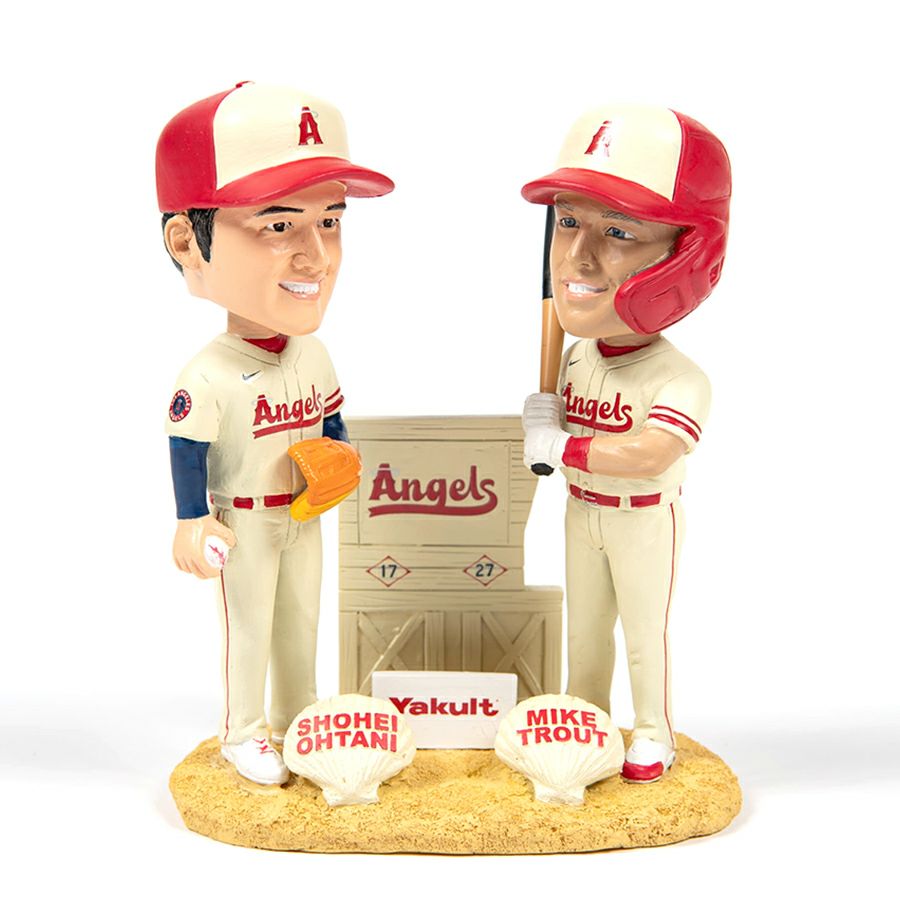 【2018体限定】大谷翔平 ボブルヘッド ANGELS 値引不可　3/2018 大谷翔平 未使用貴重！エンジェルス ボブルヘッド（首振り人形）2018