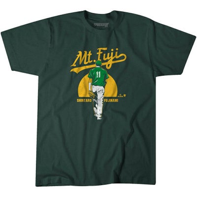 MLB 藤浪晋太郎 アスレチックス Tシャツ ネーム＆ナンバー T-Shirt 