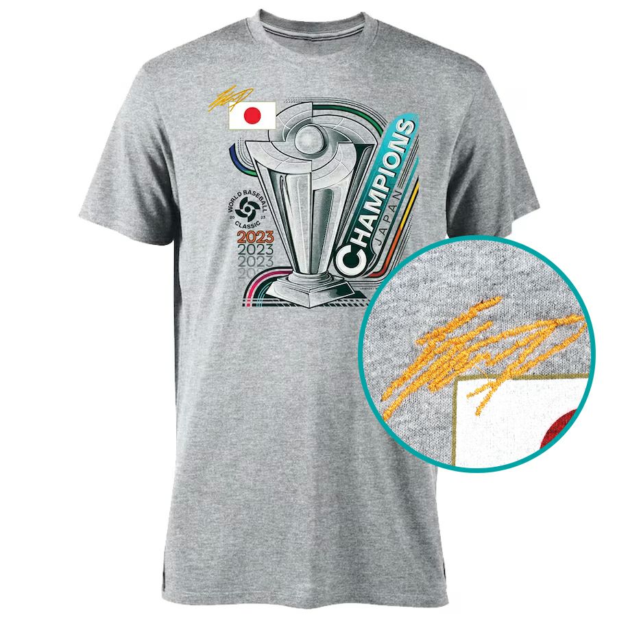 WBC 2023年優勝記念 限定Tシャツ 大谷翔平 Tシャツ WBC 2023 優勝記念 侍ジャパン グッズ 山本由伸