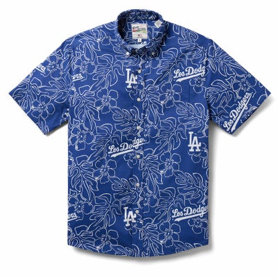 MLB ドジャース アロハシャツ シティーコネクト CITY CONNECT ボタン 