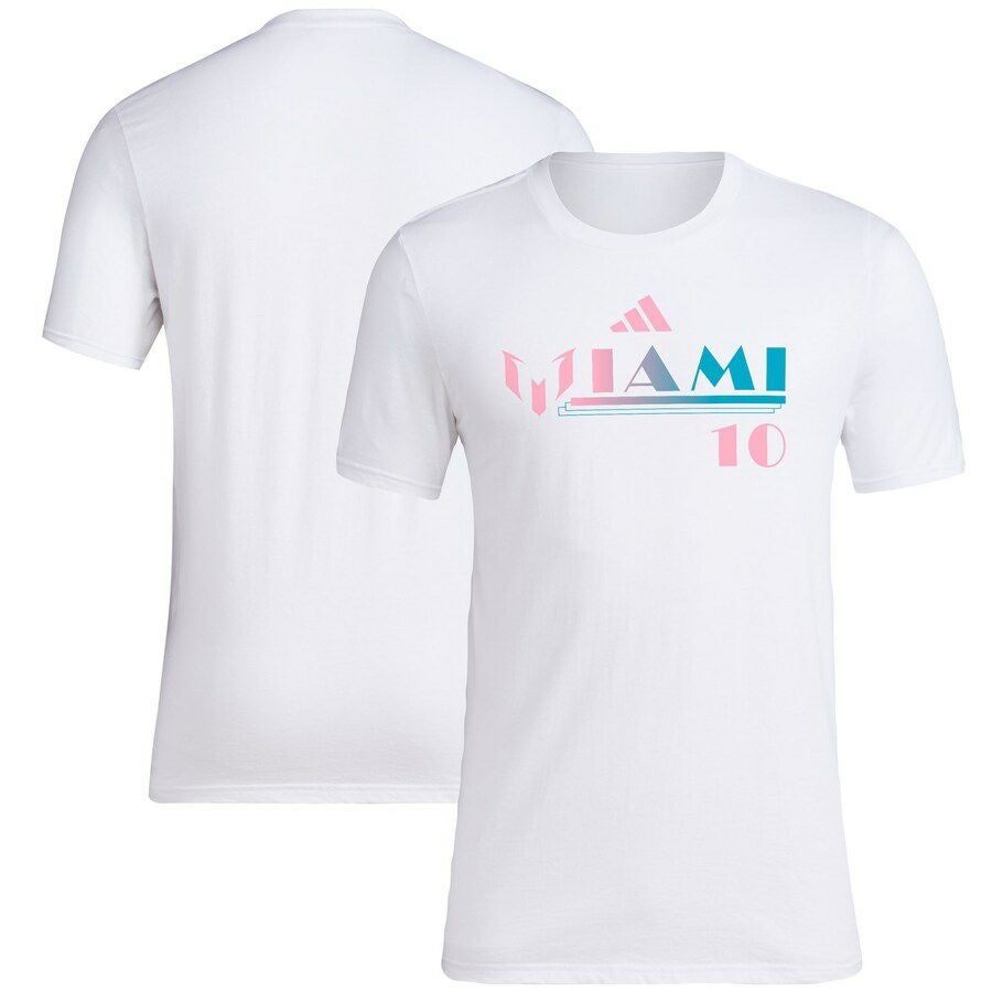 Soccer リオネル・メッシ インテル・マイアミ Tシャツ Messi x Miami T
