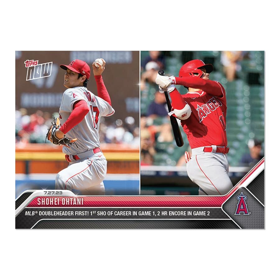 MLB 大谷翔平 エンゼルス トレーディングカード #625 ダブルヘッダー