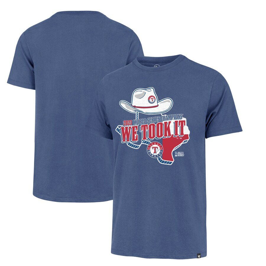 fanatic - MLB テキサス レンジャーズ  2023 ワールドシリーズ 優勝記念 Tシャツ MLB レンジャーズ Tシャツ 2023 ワールドシリーズ 優勝記念 Champions