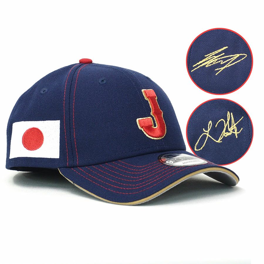 2023 WBC 優勝記念　キャップ　大谷翔平　ヌートバー WBC 大谷翔平 ラーズ・ヌートバー 侍ジャパン キャップ サイン刺繍