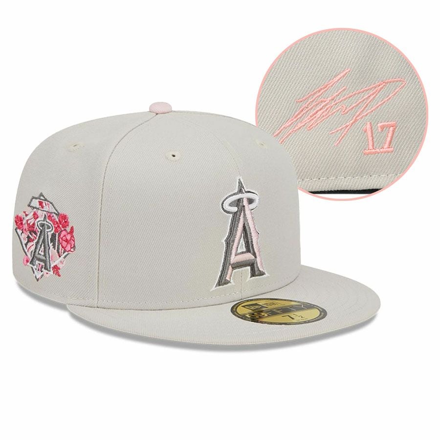 MLB 大谷翔平 エンゼルス キャップ サイン刺繍 2023 母の日 59FIFTY
