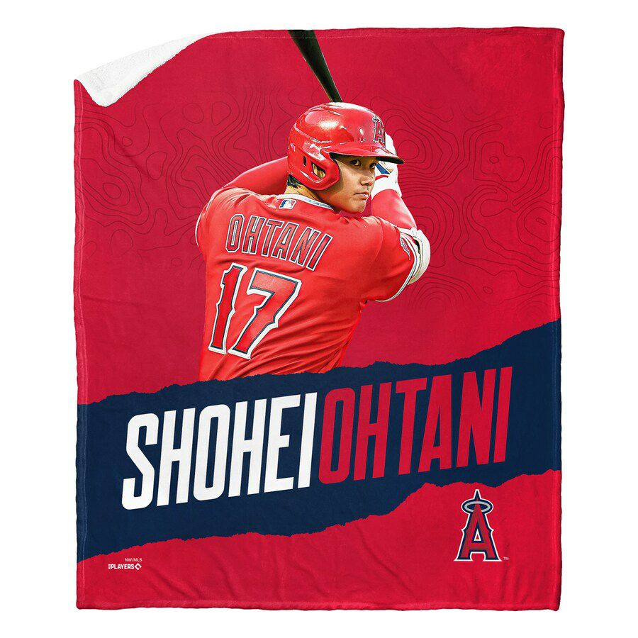 MLB 大谷翔平 エンゼルス The Group 50'' x 60'' Player Silk Sherpa