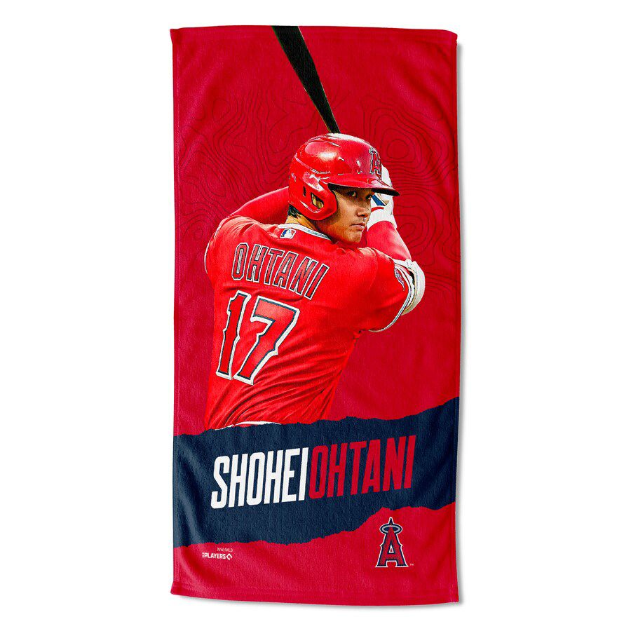 大谷翔平 ブランケット ロサンゼルス・エンゼルス MLB 大谷翔平 エンゼルス The Group 50'' x 60'' Player Silk Sherpa