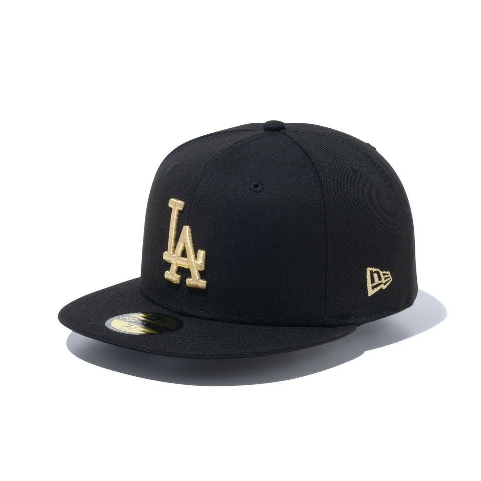 MLB ドジャース キャップ 59Fifty Black Black Swift Cap ニューエラ