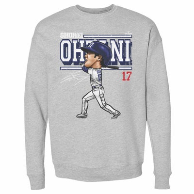 MLB 大谷翔平 ドジャース スウェットシャツ Los Angeles D Chisel WHT 