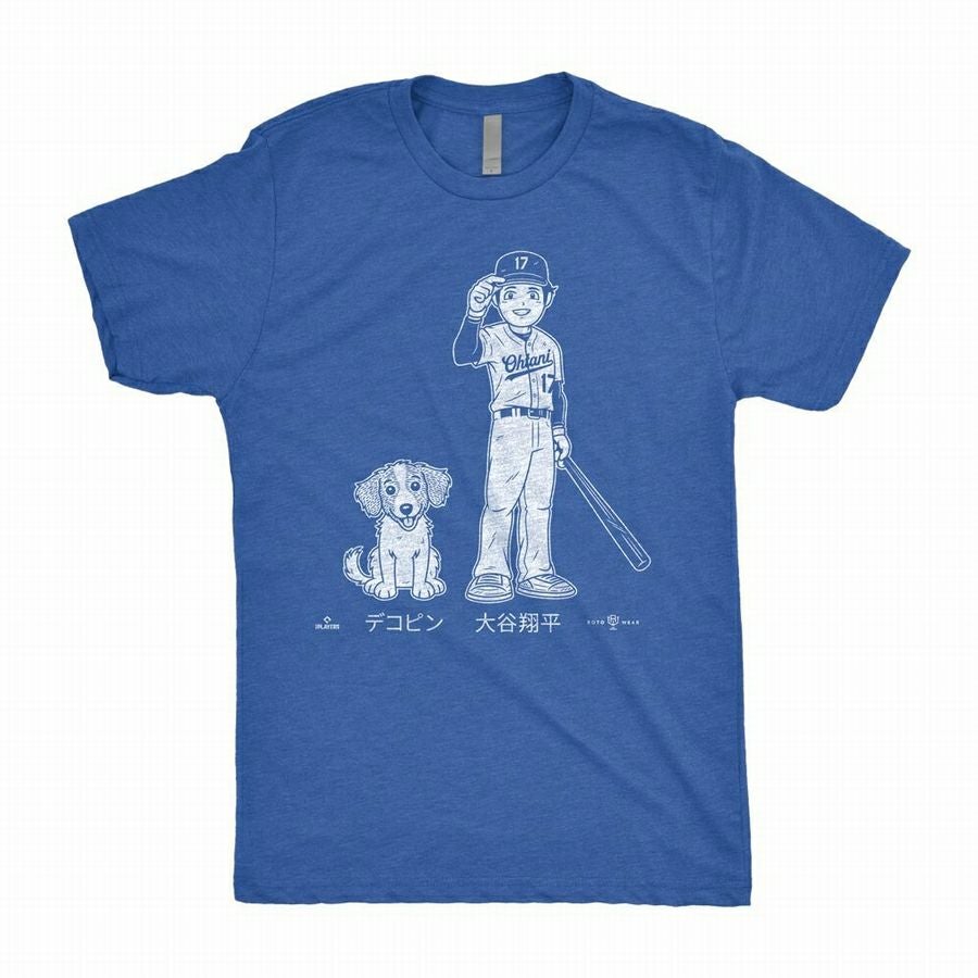 海外限定版】MLB 大谷翔平 ドジャース Tシャツ デコピン Shohei