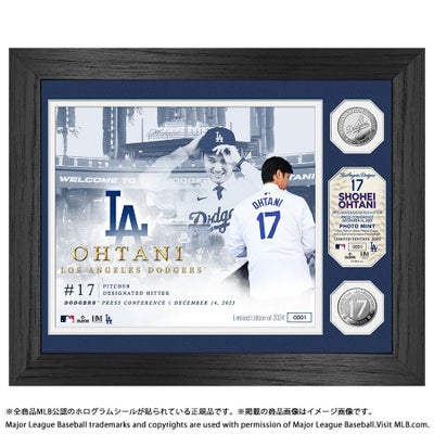 ドジャース 大谷翔平選手 移籍記念ダブルコインフォトミント oh24gd 