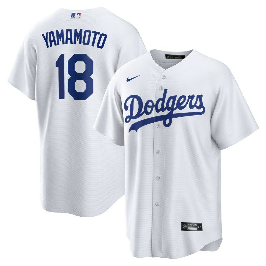 山本由伸　優勝記念ユニフォーム　ドジャース MLB 山本由伸 ドジャース ユニフォーム レプリカ Replica Player