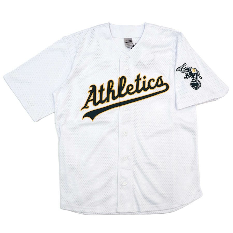 MLB アスレチックス ユニフォーム Baseball Shirt Fanatics ホワイト