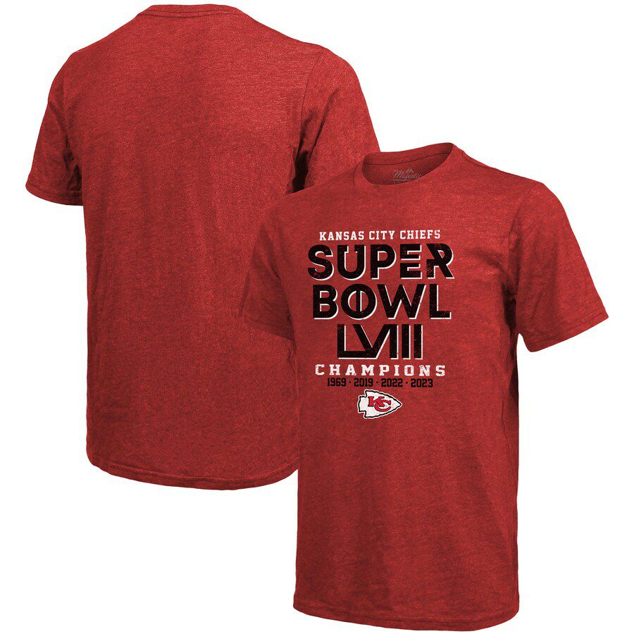NFL チーフス Tシャツ 第57回 スーパーボウル 優勝記念 Luxe Foil Tri