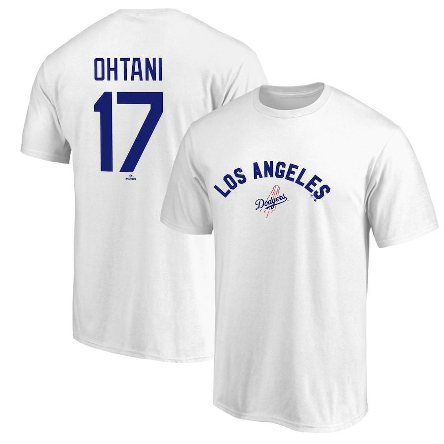 MLB Tシャツ 大谷翔平 ホワイト メンズ ロサンゼルス・ドジャース