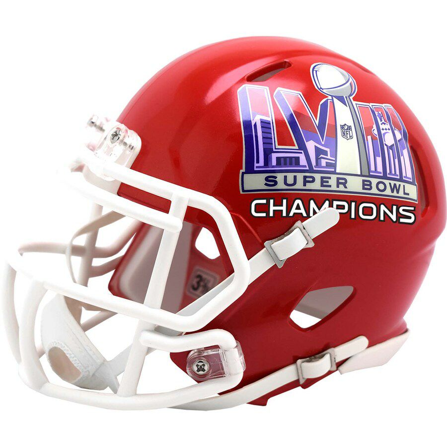 NFL Riddell SUPER BOWL スーパーボウル ミニヘルメット NFL チーフス ミニヘルメット 第58回スーパーボウル優勝記念 Speed