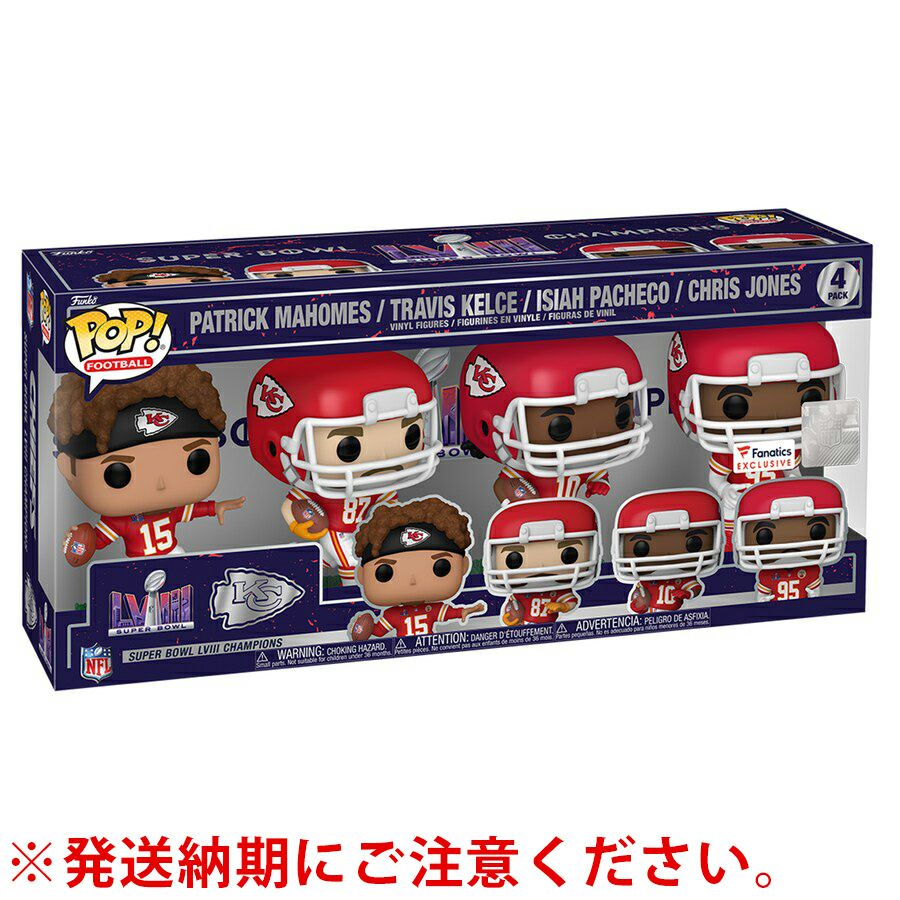 ファンコ　チーフス　優勝記念 NFL チーフス フィギュア 第58回スーパーボウル優勝記念 Fanatics