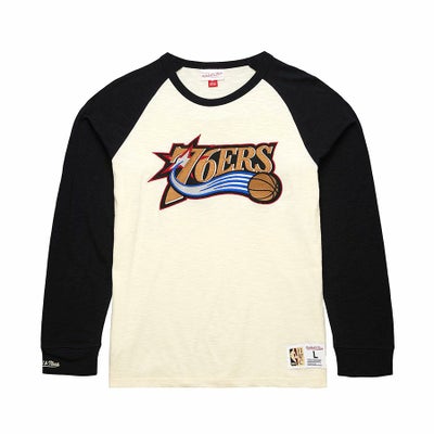NBA 76ers Tシャツ ヴィンテージロゴ ロングスリーブ ミッチェル＆ネス 