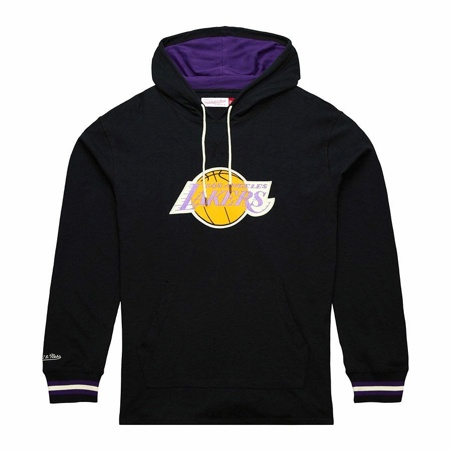 ULTRA GAME x NBA ロザンゼルス レイカーズ 刺繍 パーカー2XL NBA ウルトラゲーム ロサンゼルス レイカーズ パーカー フード付き