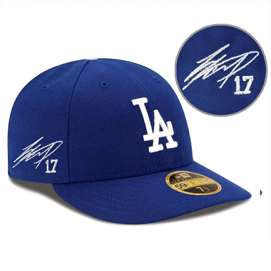 【海外限定品】正規品 大谷翔平サイン入り ニューエラドジャース キャップ MLB 大谷翔平 ドジャース キャップ サイン刺繍 Basic 9FIFTY Snapback