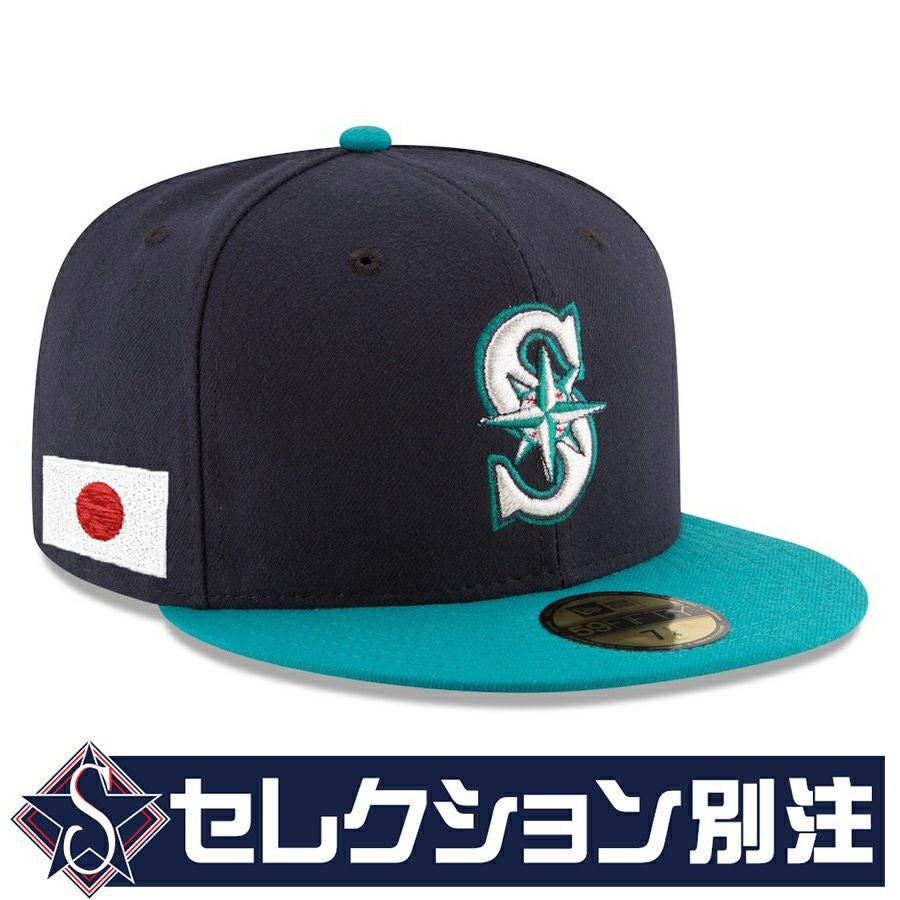 THECAP海老名店限定 714マリナーズ NEWERA 59fifty ニューエラ キャップ 59FIFTY シアトル マリナーズ MLB COOPERSTOWN