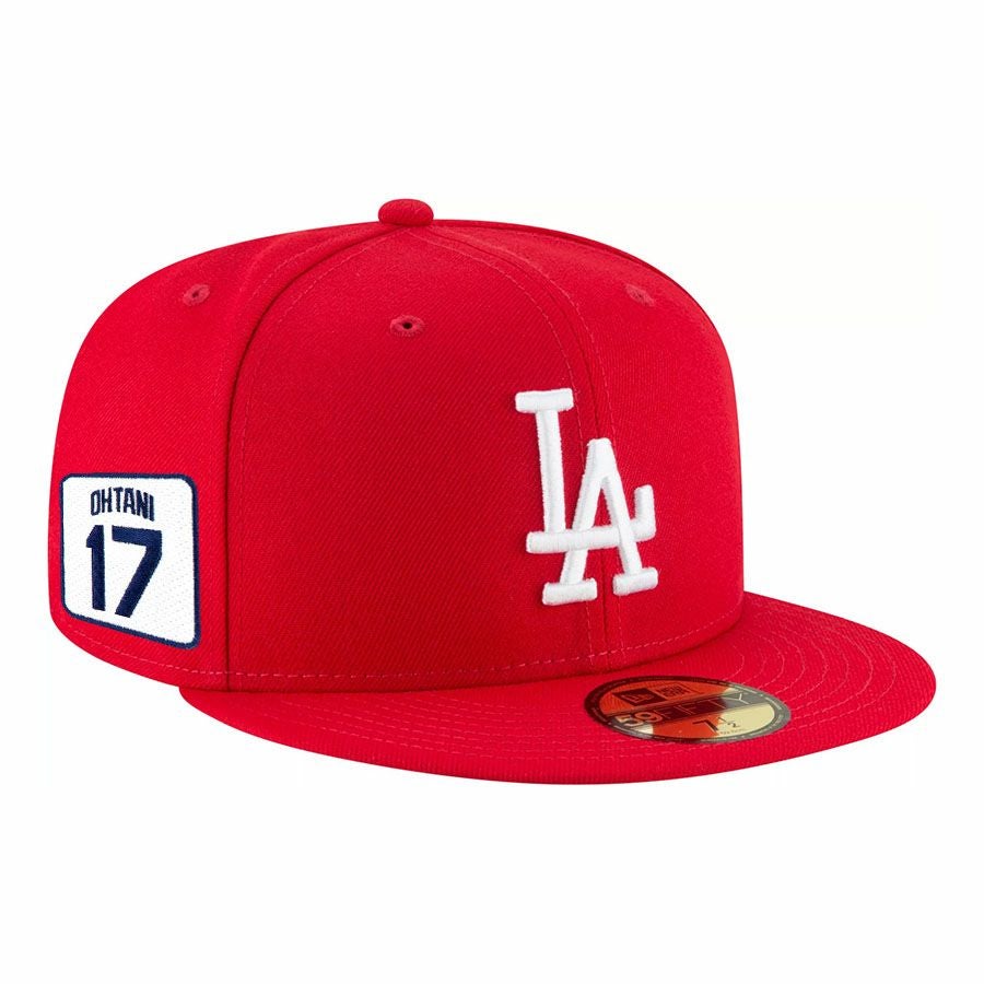 MLB 大谷翔平 ドジャース キャップ ネーム＆ナンバーパッチ 59FIFTY