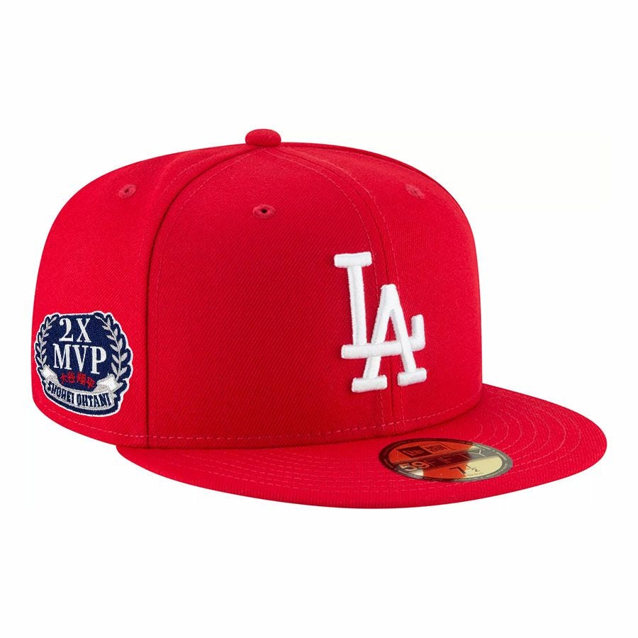 MLB 大谷翔平 ドジャース キャップ 2x MVPパッチ Dロゴ 59FIFTY Fitted