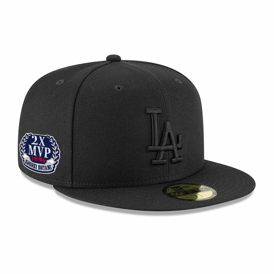 MLB 大谷翔平 ドジャース キャップ 2x MVPパッチ Dロゴ 59FIFTY Fitted