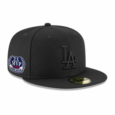 MLB 大谷翔平 ドジャース キャップ 2x MVPパッチ Black on Black 