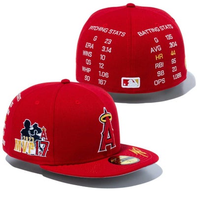 MLB 大谷翔平 エンゼルス キャップ 2023 MVP & HR王 59FIFTY Fitted 